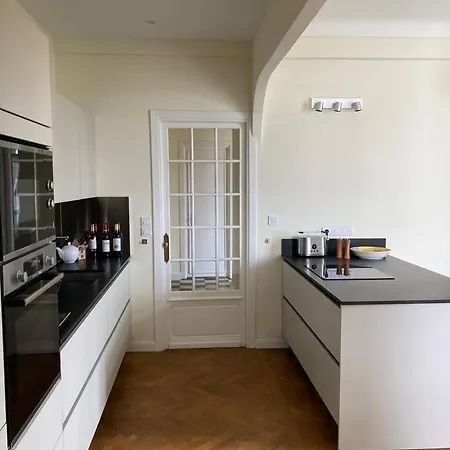 شقة Wunderschoene In Jugendstilvilla Am Hafen *